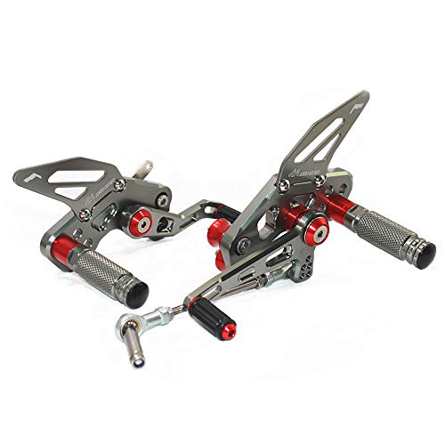 Rearsets Rear Sets Footpegs Cnc Adjustable For Kawasaki Z125 2016 2017 2018 2019 #TOP6