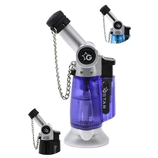 GStar TorchZilla Series Table Torch Lighter with Bendable Angled Head in Assorted Colors