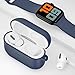 BRG Compatible with Airpods Pro Case, Soft Silicone Skin Case Cover Shock-Absorbing Protective Case with Keychain [Front LED Visible]
