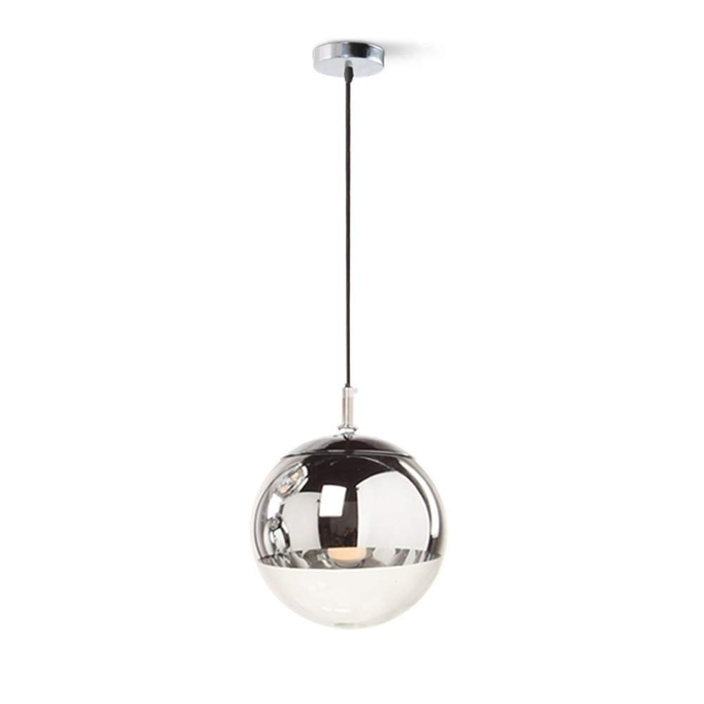 Lustre Boule de Verre E27 Plafonnier Métal Nordique Taille L - 8