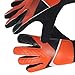 RNXRZANK Goalkeeper Gloves for Football, Goalie Gloves for Soccer Matches, Orange Size 7