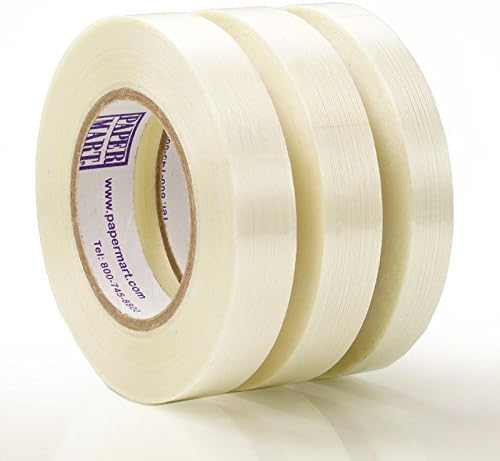 3/4" X 60 Yards 48ea -Clear Pm Medium Duty Filament Tape - 5.5 mil Thick