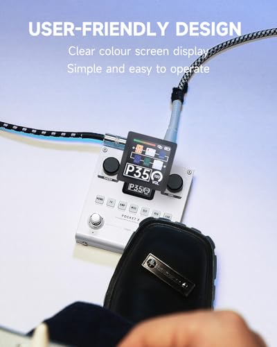 Pédale multi-effets de poche Donner processeur guitare nomade compact