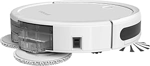 BISSELL SpinWave Robot | 2 en 1 | Aspirateur et Lave | Multi-surfaces pour Tapis &amp; Sols Durs | Contrôle par Application |130 Minutes d&#x27;Autonomie |Compatible avec Alexa | Robot Aspirateur |2931N