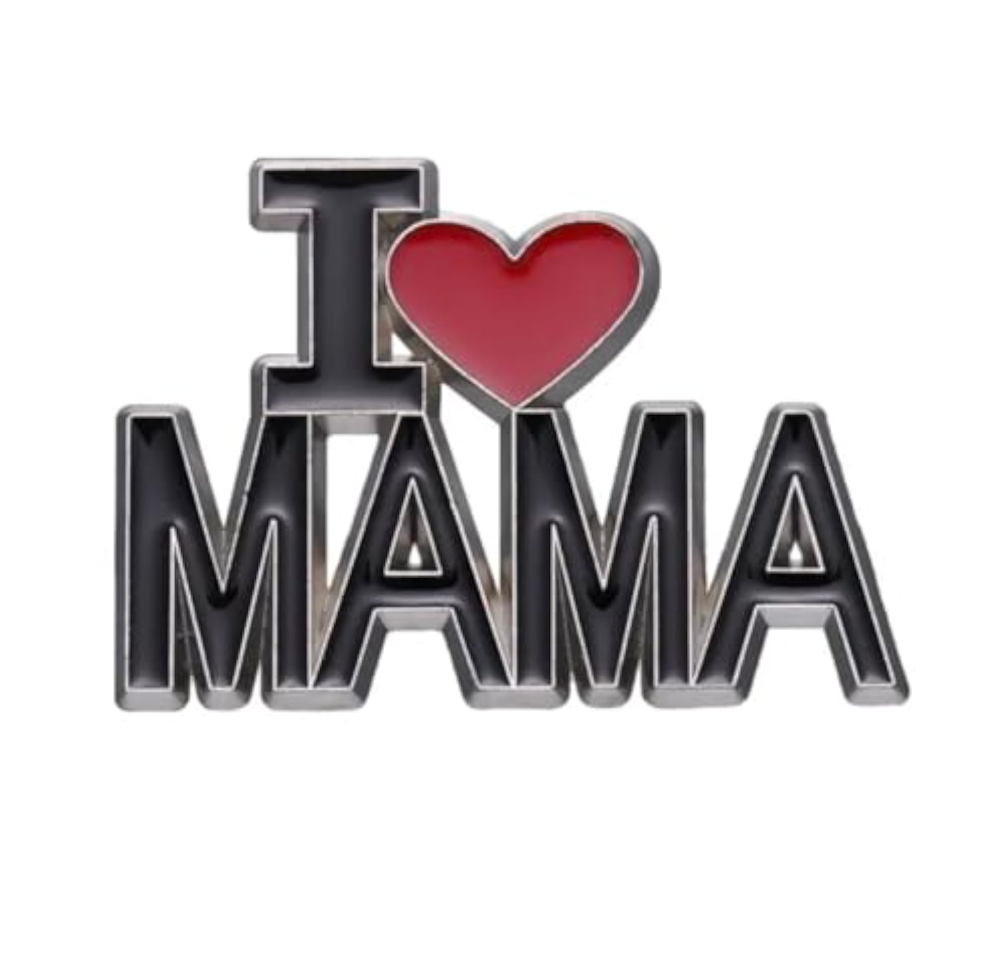 Creative Love Letter Metal Enamel Brooch for Mom