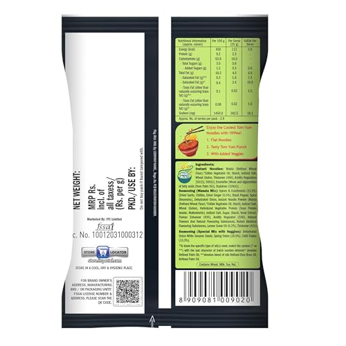 Image of Sunfeast Yippee! Pan Asian Noodles Tom Yum, 73g