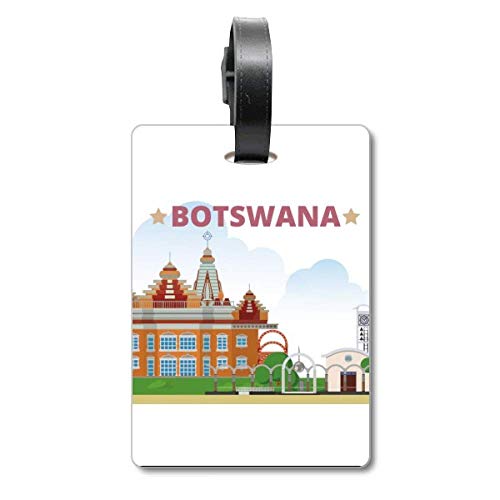 Valise de vélo de ville du Botswana - Étiquette d'identification et accessoire bagage cycliste