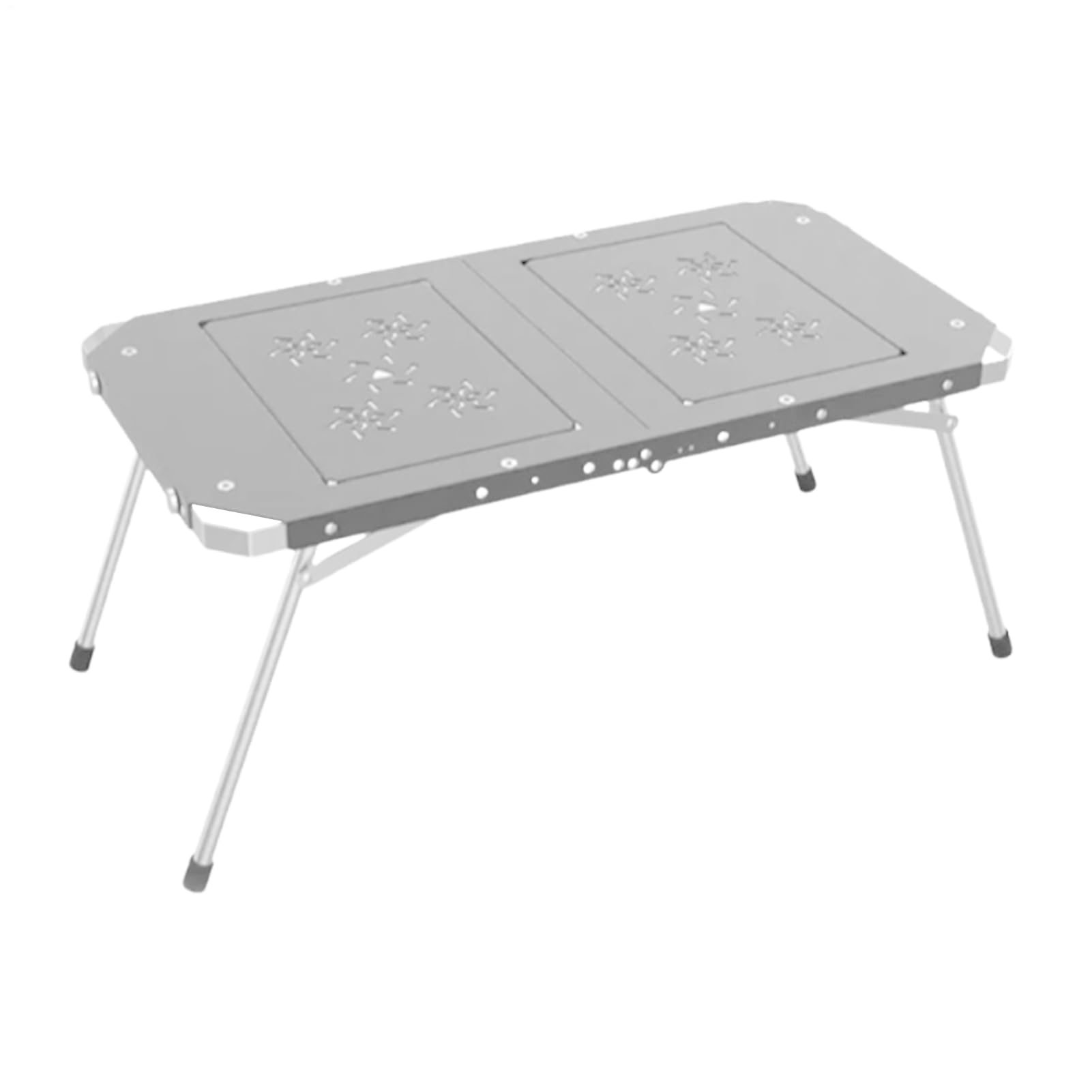 Składany stół | i przenośny aluminiowy sprzęt piknikowy - aluminiowy stół kempingowy, na spotkania rodzinne, sport, dom, patio, piknik, wędkarstwo, ogród, kemping