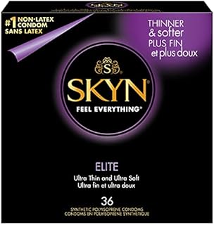 SKYN Elite – 36 Count – Ultra-Thin, Lubricated Latex-Free Condoms
