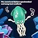 Electric Dancing Squid Toys，Automatic Obstacle Avoidance Sensor Toys Upright & Crawling Two Modes,Rechargeable Magic Dancing Music Squid for Kids Boy Girl Birthday Gifts (Style-Y)