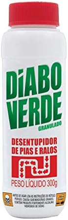 Desentupidor de Pias e Ralos Granulado 300g, Diabo Verde