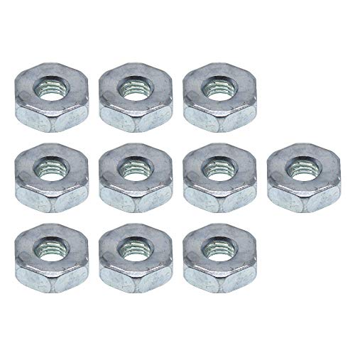 QHALEN Replacement 10Pcs Bar Nuts for STIHL Chainsaw MS170 MS180 MS230 MS250 MS380 MS381 017 018 023 025