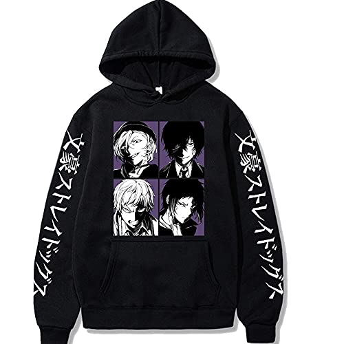 Bungo Stray Dogs Hoodie Dazai Osamu Zip-up Jacket Pullover Hooded Sweatshirt