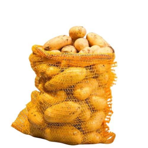 Sac à Pommes de Terre/Fruits en Maille Orange - 5 kg