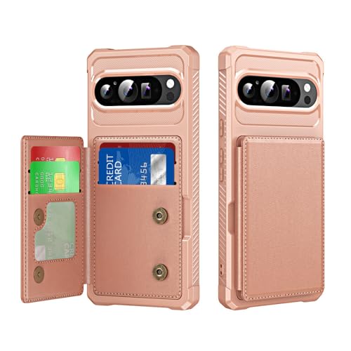 Protégez votre écran : étui Google Pixel 9A or rose à rabat rigide en silicone