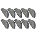 Keyway 200pcs Carbon Steel Key Assortment Set Metric Half Moon Shaft Drive Fasteners Industry Angle Grinder Parts Accessories
