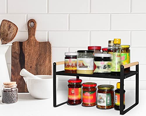 Scaffale da cucina, portaspezie in ferro e manico