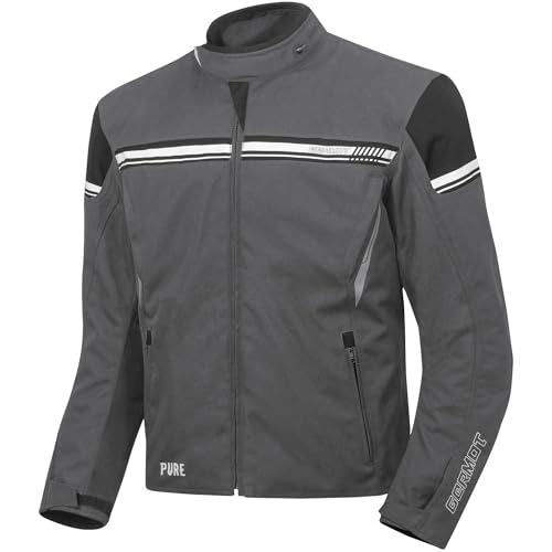 Germot Pure Motorradjacke (Anthrazit/Schwarz), 2XL