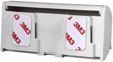 BestOfferBuy Automatic Auto Toothpaste Dispenser + Brush Holder White