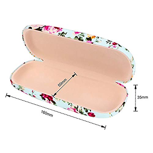 Ff1 Hard Shell Eyeglass Case, Floral Printed Sunglasses Hard Eyewear Protector Box For Kids, Women, Girls #TOP1