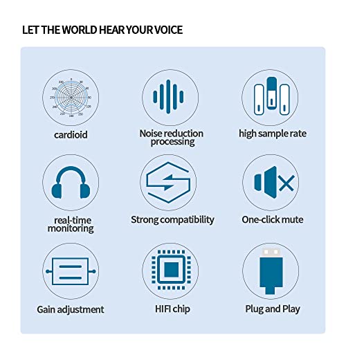 Nd Usb Vocal Condenser Microphones,Streaming Podcastpc Microphone, Computer Microphones,Professional192Khz/24Bit Plugwith Professional Sound Chip Set Foryoutube Recording,Gaming,Singing #TOP3