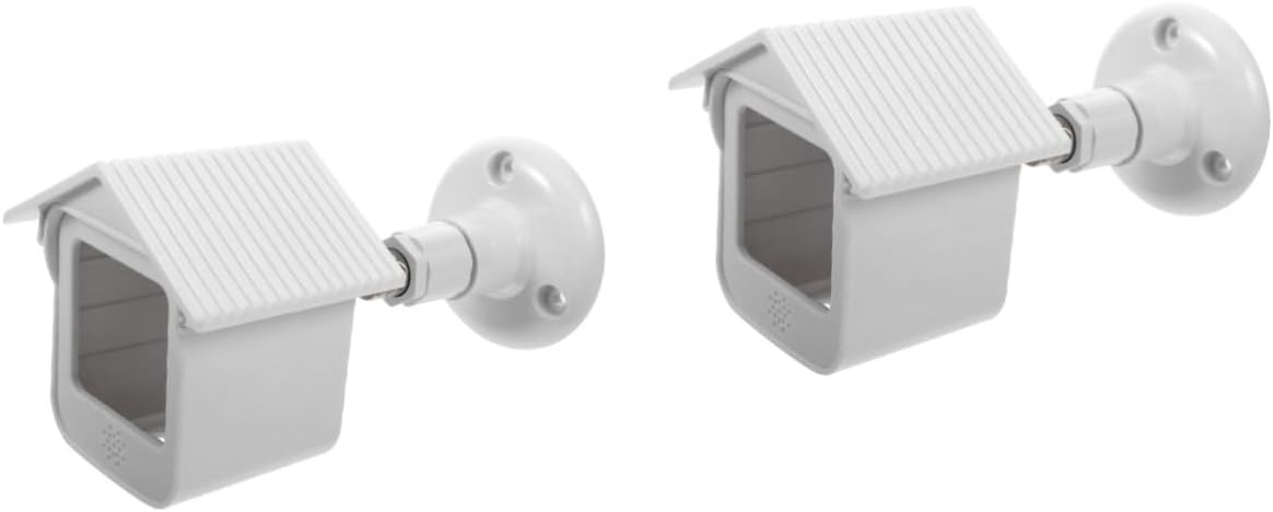 Holibanna 2sets Outdoor Camera Rain Cover Camera Shade for Cam Weatherproof Protector Easy Installation Lightweight Design for Outdoor Security Use