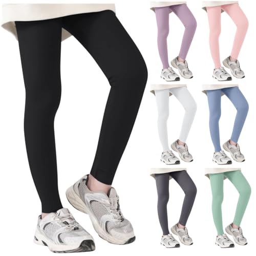 Girls Athletic Leggings High Waist for Kids Running Yoga Pants Gym Workout Active Dance Tights Leggings for Girls