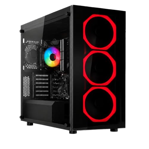 Pc Fisso Desktop i3 14100 4,7 Ghz, Ram 16Gb 3200Mhz, Ssd M2 Nvme 500 Gb, Grafica UHD 730, Wifi,Dissipatore Rgb, Windows 11 Pro,Antivirus Defender