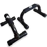 PS Push Up Bars Handles for Floor - Handles for Push ups on Any Floor -  Strength Training Pushup Stand - Light, Sturdy and Non-Slip - for Men and Women