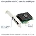 Quad 2.5 Gigabit Ethernet PCI-E Network Expansion Card RJ45 LAN Adapter Low Profile Bracket SY-PEX24086
