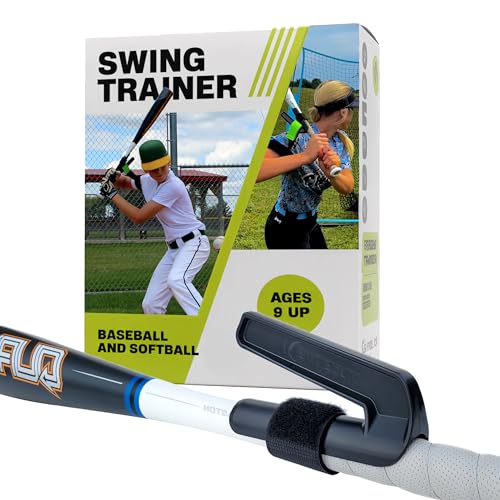 SWINGRAIL Baseball/Softball Swing Trainer Aid - Equipment for Batting and