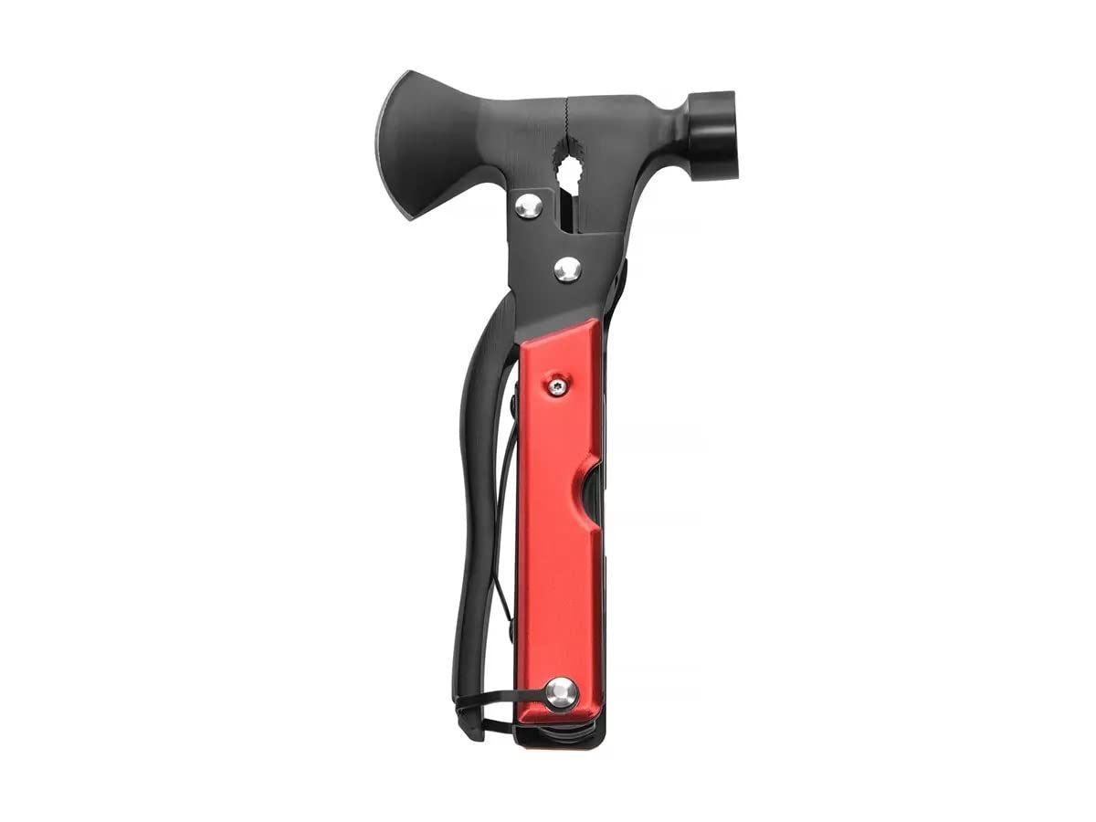 Monoprice 14-in-1 Tool Multi Functional Hammer Axe 18CM with Fabric Bag, Camping Accessories, Gift for Him, Men, Dad, Boyfriend - Pure Outdoor Collection