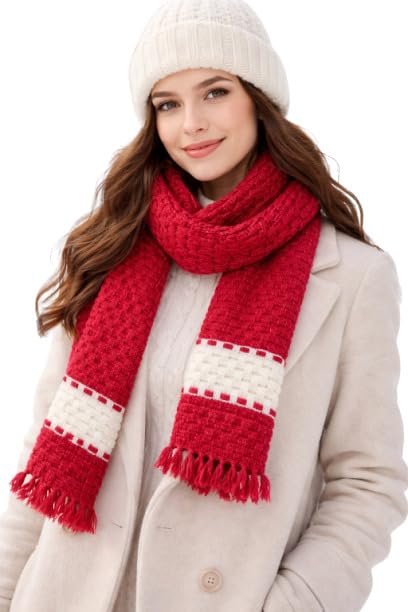 nilu craft Women and Girl muffler for winter hand knitted by wool-picture-20