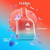 adidas Vibes Happy Feels Eau de Parfum 1.6 fl oz (Paquete de 1), Notas de Floral, Toronja y Vainilla, Fragancia Unisex, de Larga Duración, Fragancia Deportiva, Tamaño de Viaje 6