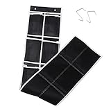 ORGANISATEUR DE CHAUSSURES -dessus de - gardez divers articles séparés, tels téléphones, portefeuilles, blocs-notes, stylos, en tissu non tissé et en tissu maillé, organisateur suspendu