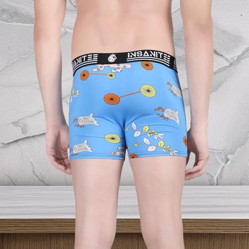 Image of Men's Nylon Stretch Printed Trunk | Ultra-Soft, Breathable Innerwear for Men | Stylish & Supportive Fit