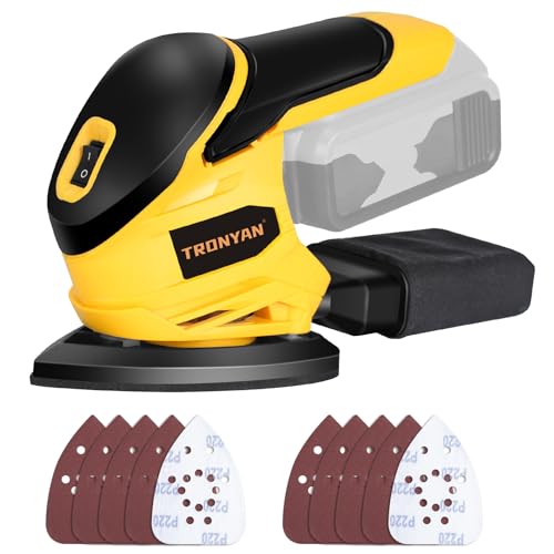 image for TRONYAN Cordless Detail Sander Compatible with DeWalt 20V Max Battery 