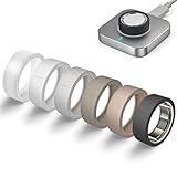 Ultra-Thin Covers Compatible with Oura Ring Gen 4/4 Ceramic/Oura Ring Gen 3 Cover, Anti-Scratch Silicone Smart Rings Accessories Protector for RingConn Gen 2/2 Air/ULTRAHUMAN for Women Men, 6 Pack