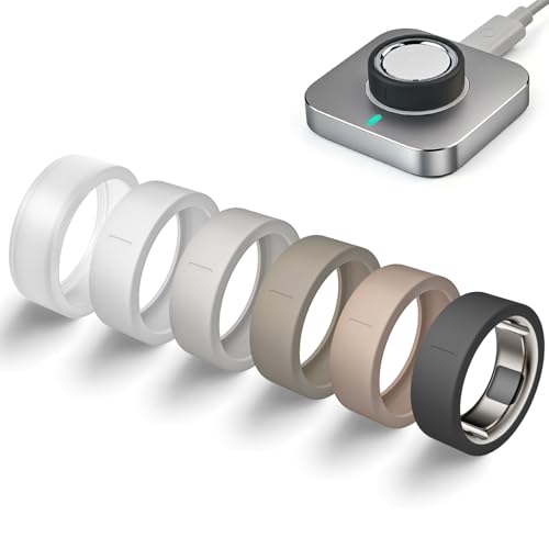 �����^�J�o�[ Oura Ring Gen 4/4 �Z���~�b�N/Oura Ring Gen 3�J�o�[�ɑΉ� ���h�~ �V���R�� �X�}�[�g�����O�A�N�Z�T���[�v���e�N�^�[ RingConn Gen 2/2 Air/ULTRAHUMAN�p ���f�B�[�X �����Y 6�p�b