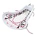 Dioche Lacrosse Mesh Strung Nylon Lacrosse Stick Heads for Easy Replacement, for Training and Competition (Women)