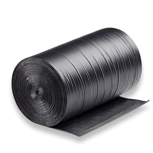 80L 50 Bin Bags Heavy Duty Refuse Sacks Extra Strong Bin Liners 100% Recycled Material Disposal Bags for Kitchen Home Office Hospitals Hotels Gardens