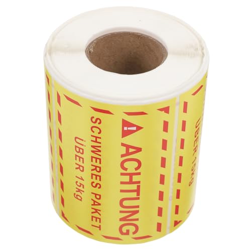 OUNONA Strong Adhesive Overweight Warning Labels 500pcs Shipping Stickers Transport Decals