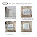 Fanluex Waterproof Ostomy Bag Shower Covers, 30 Pack 8”x8” Dialysis Catheter Shower Cover, Shower Shield Wound Cover with Center Non-Stick Pad Colostomy Bag Covers for Women & Men