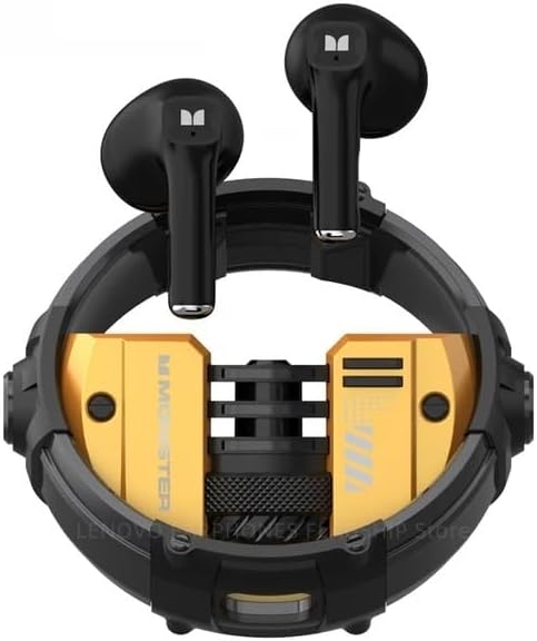 Monster XKT10 Bluetooth Earphones, Wireless Headphones, Gaming Headset, Waterproof, True Wireless Stereo (TWS), Noise Reduction, With Microphone, Sports Earbuds