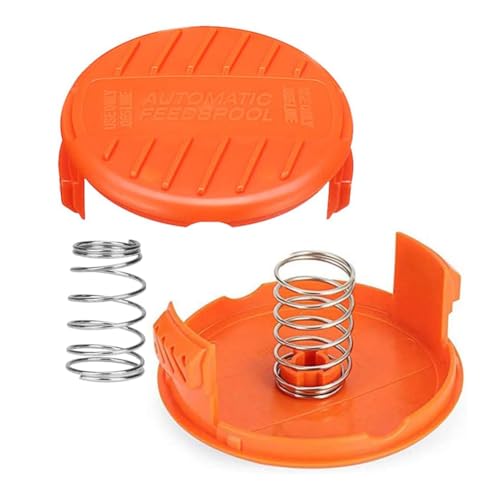 2 Stück Trimmer-Spulenabdeckung, Rasentrimmer-Spulenkappen, Ersatzteile, kompatibel mit Black+Decker Rasentrimmer GL280, GL301, GL425, GL430, GL545, GL555, ST1823, GL430-530 A6481 A6485 AF-100 2 Stück Trimmer-Spulenabdeckung, Rasentrimmer-Spulenkappen, Ersatzteile, kompatibel mit Black+Decker Rasentrimmer GL280, GL301, GL425, GL430, GL545, GL555, ST1823, GL430-530 A6481 A6485 AF-100