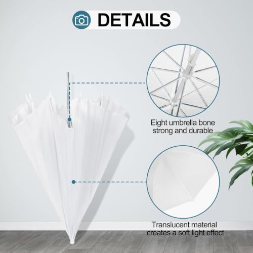 Image of EMART 33 inch /84cm Translucent White Photo Soft Umbrella for Photography 2Pack