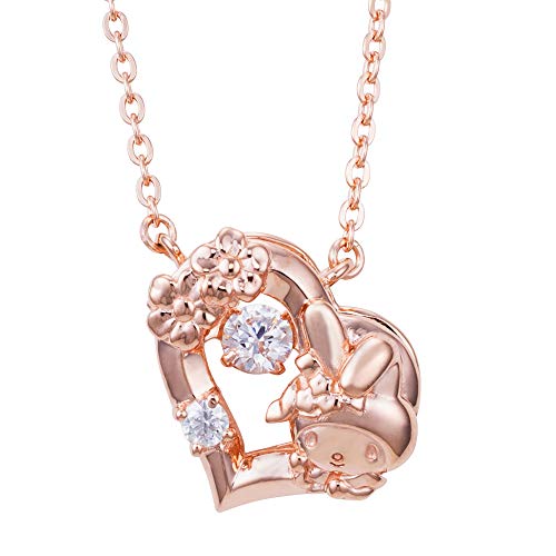 マイメロディ ダンシングストーン ネックレス ハート サンリオ ペンダント ピンク SAMM-N052PG