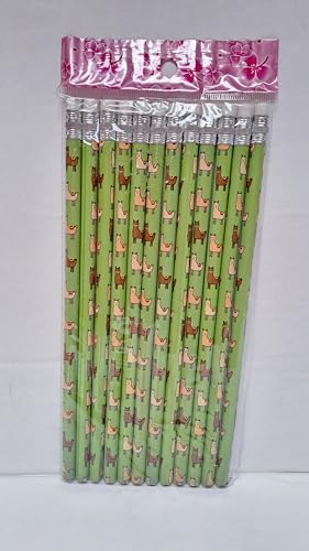 Schnooridoo 12 Bleistifte Alpaka Radiergummi Mitgebsel Schule Kindergeburtstag