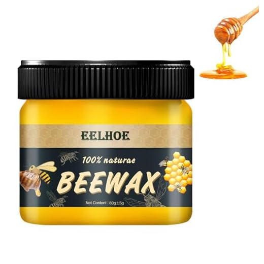 80g Cera Para Pulir Madera - Cera De Abejas Para Madera,Pasta Para Pulir Madera,Cera De Abejas Pulir,Cera Para Pulir Pisos Y Muebles,Protección De Muebles Para El Hogar