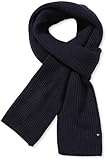  Tommy Hilfiger Herren Schal PIMA CTN CASHMERE SCARF / E357838811, Gr. one size, Blau (391 MIDNIGHT HEATHER-EUR)